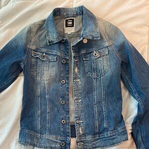 G-Star Women's Faded Blue Jean Jacket